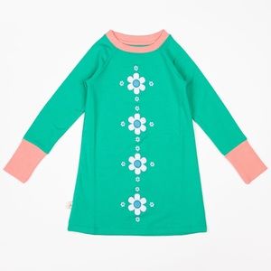 Organic Cotton 4-piece bundle 7 years old girl. 2 dresses, tights, underwear set